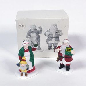 Dept 56 "Santa and Mrs. Claus" Heritage Village Collection